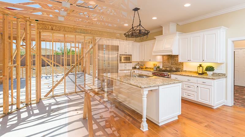 Construction of home in Beresford, South Dakota