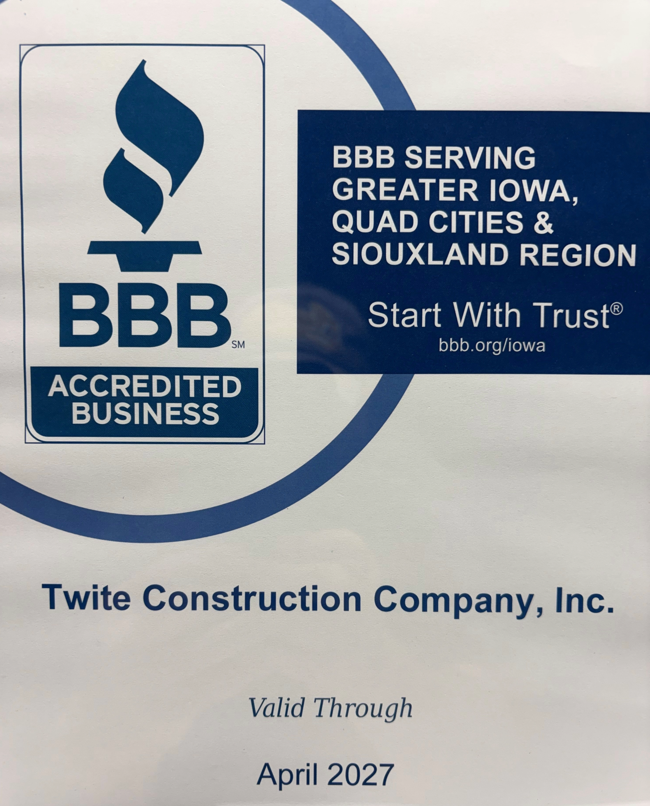 BBB Certification BBB Certification